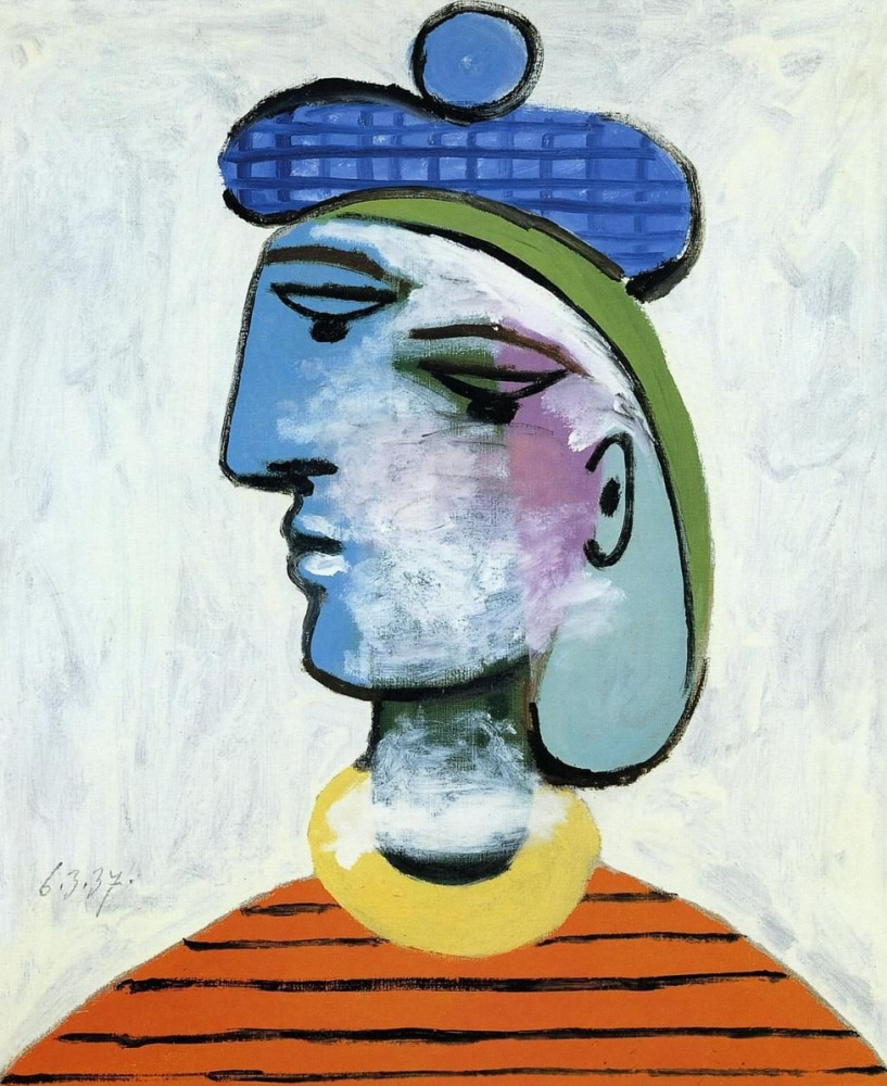 Пабло Пикассо. Мария-Тереза в синем берете