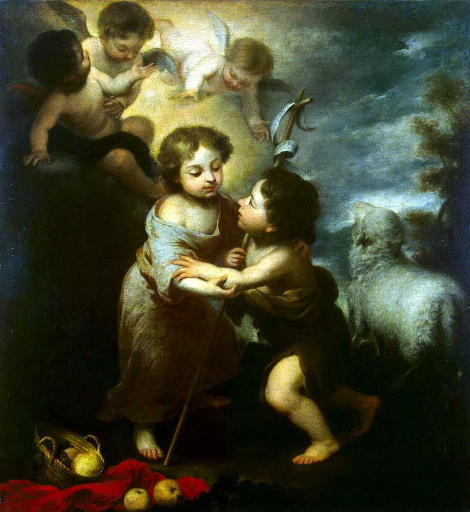 Бартоломе Эстебан Мурильо. Христос и Иоанн Креститель в детстве