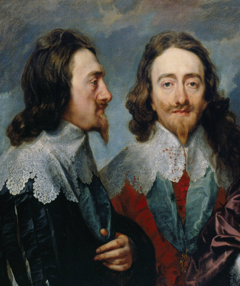 Антонис ван Дейк. Тройной портрет Карла I, короля Англии (фрагмент)