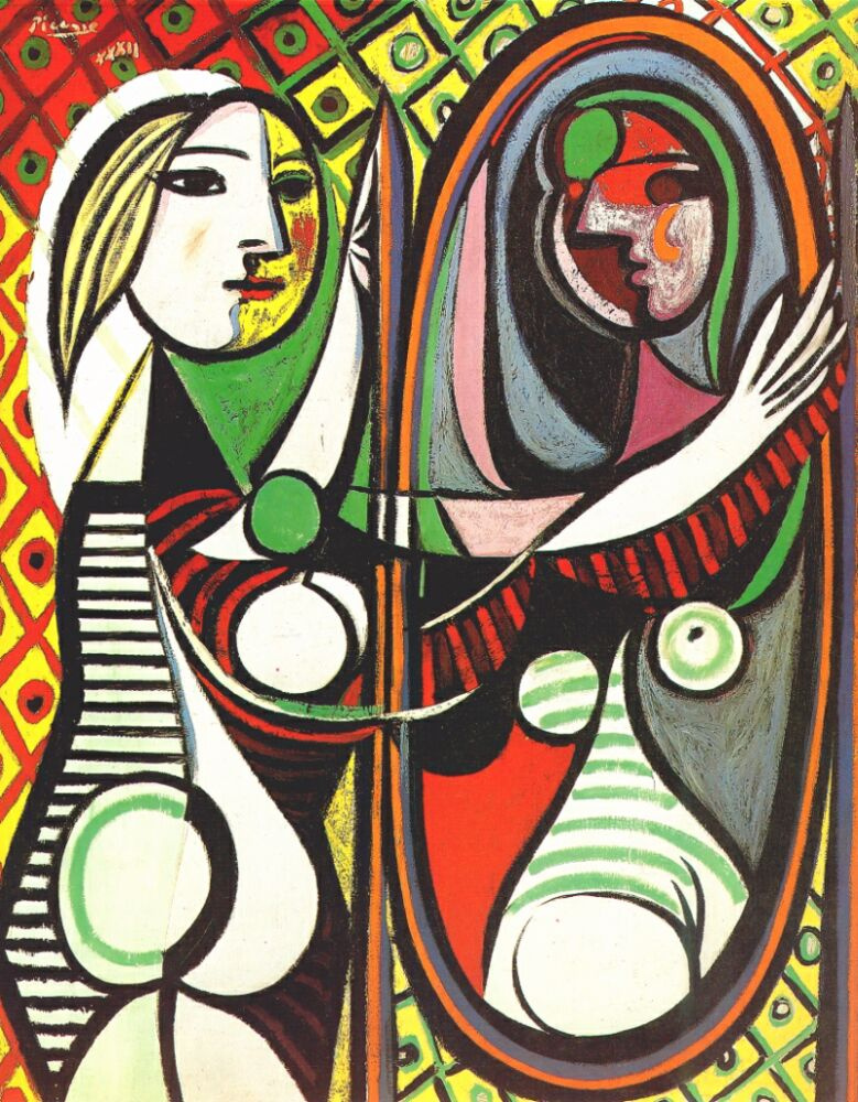 Пабло Пикассо. Девушка перед зеркалом