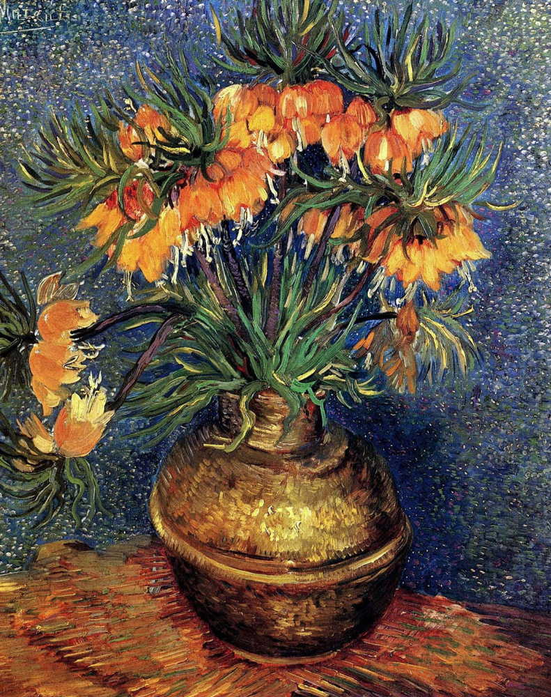 Винсент Ван Гог. Цветы в медной вазе