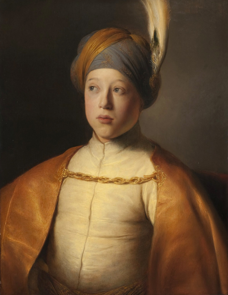 Ян Ливенс. Мальчик в плаще и тюрбане (Портрет принца Руперта Пфальцского)