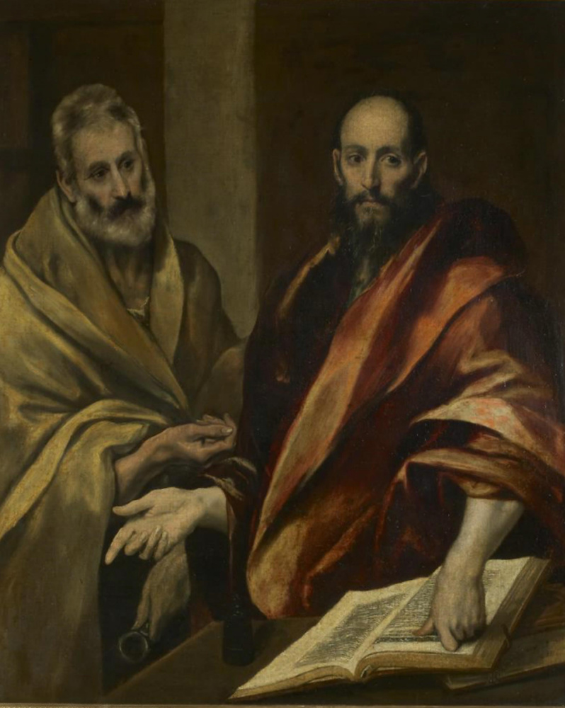 Эль Греко (Доменико Теотокопули). Апостолы Петр и Павел