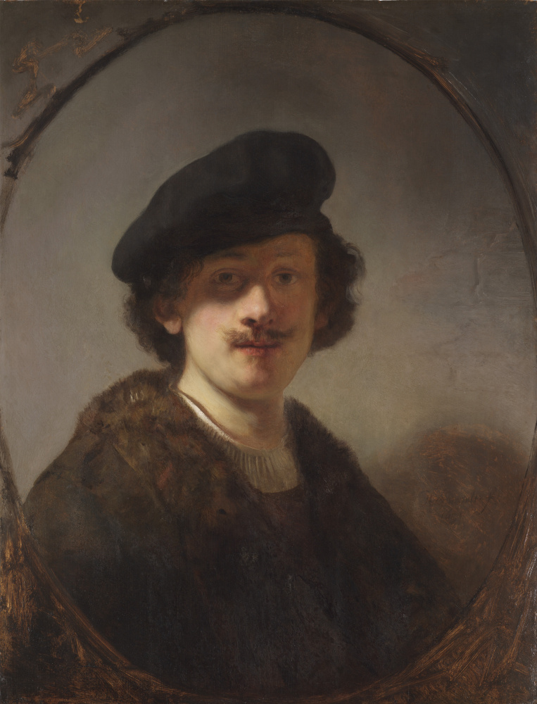 Рембрандт Харменс ван Рейн. Автопортрет с затенёнными глазами