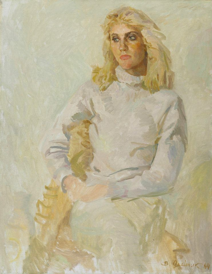 Вадим Иванович Одайник. 1984. Оксана, портрет дочки художника