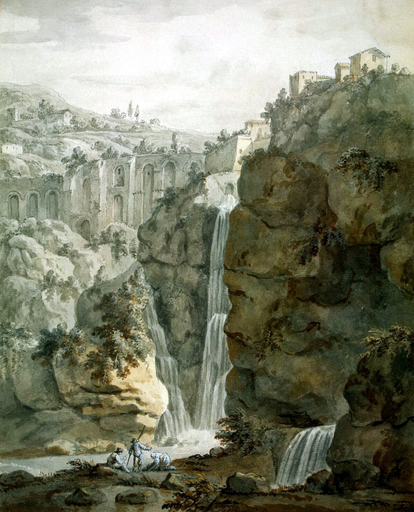 Шарль-Луи Клериссо. Водопад в Тиволи