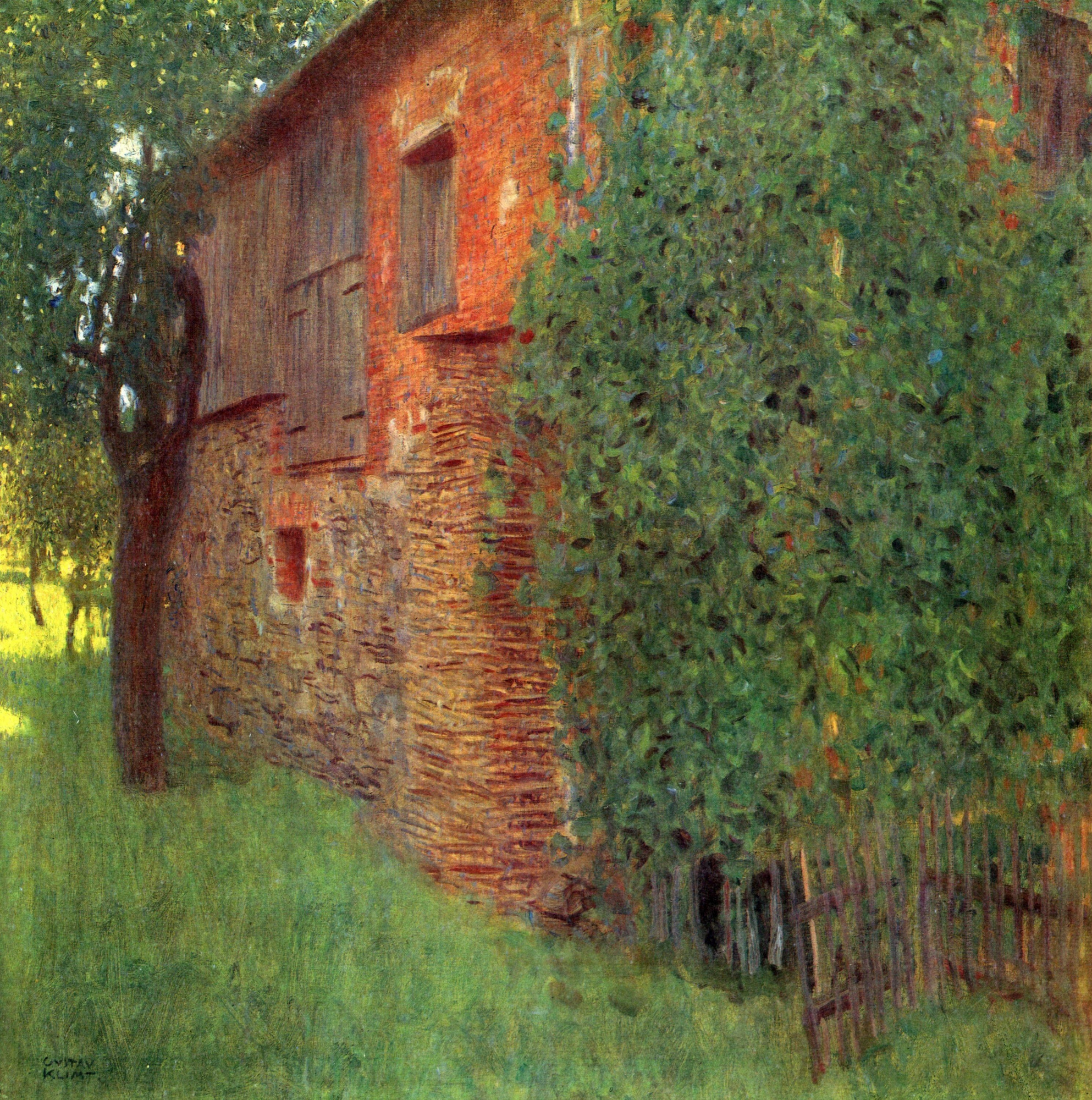 Густав Климт. Дом в Каммере на озере Аттерзее (Мельница)