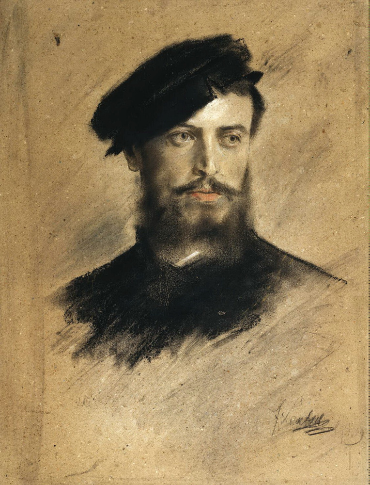 Франц фон Ленбах. Мужской портрет