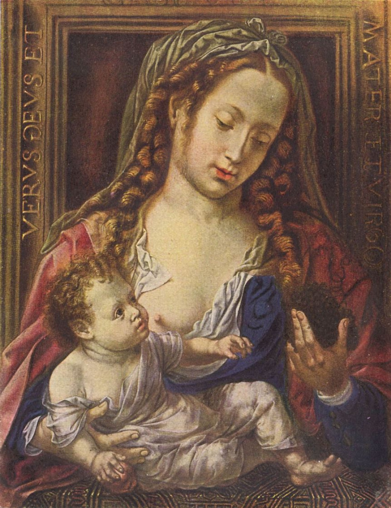 Ян Госсарт. Мария с младенцем