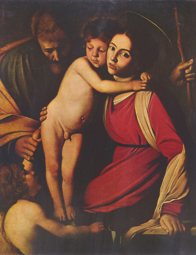 Микеланджело Меризи де Караваджо. Святое семейство с Иоанном Крестителем