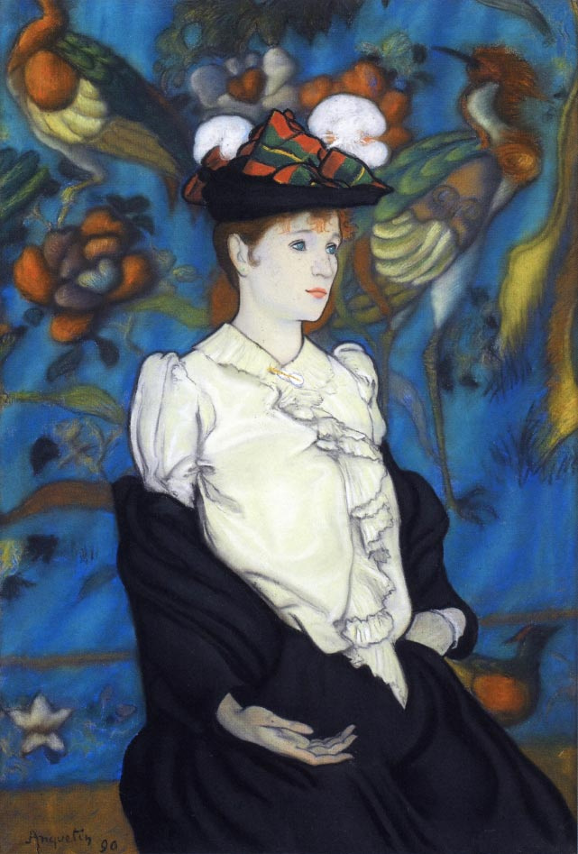Луи Анкетен. Женщина в шляпе (Джульетта)1890