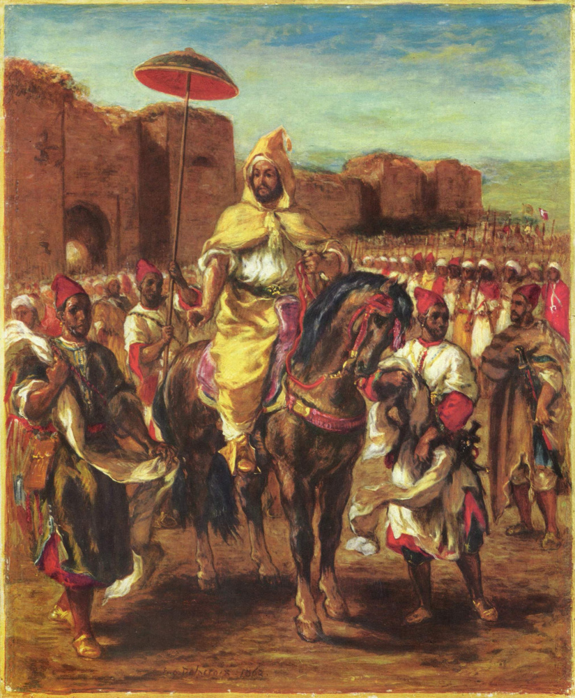 Портрет султана Марокко Мюли Абд-эль-Рахмана