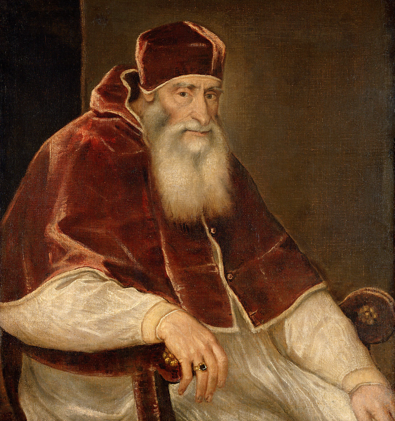 Тициан Вечеллио. Портрет папы Павла III Фарнезе