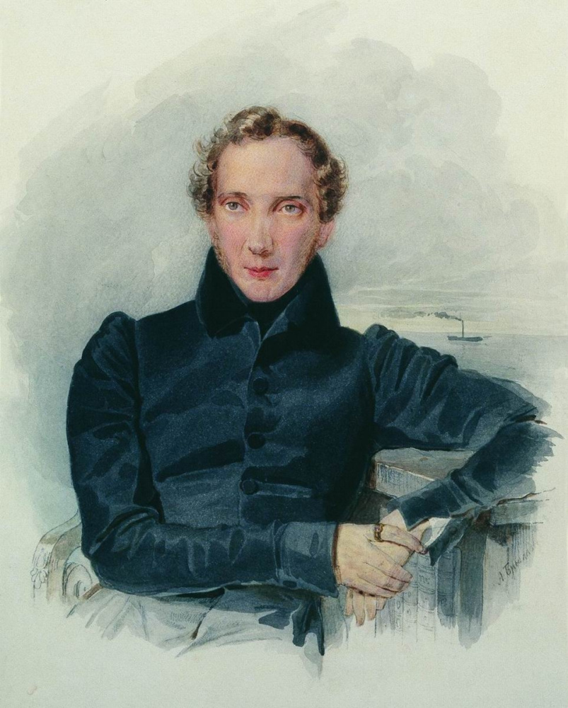 Александр Павлович Брюллов. Портрет А. А. Оленина. 1830