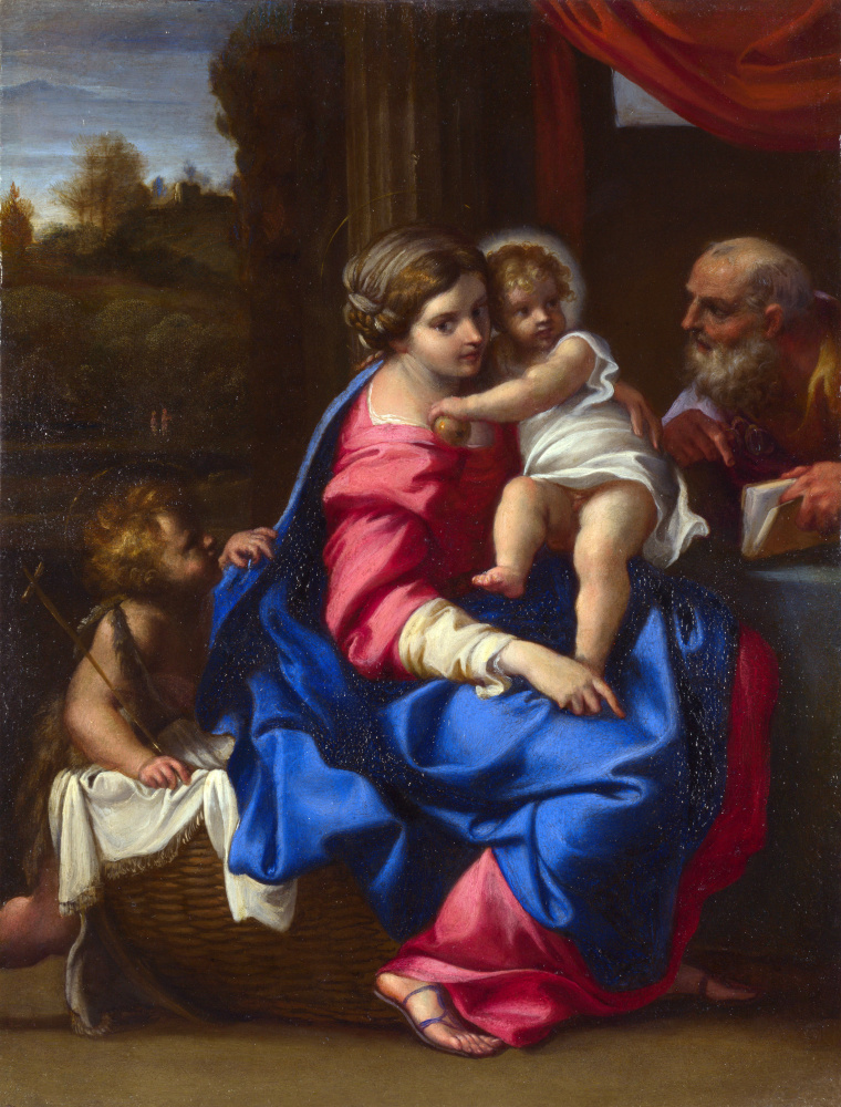 Аннибале Карраччи. Святое семейство с младенцем Иоанном Крестителем