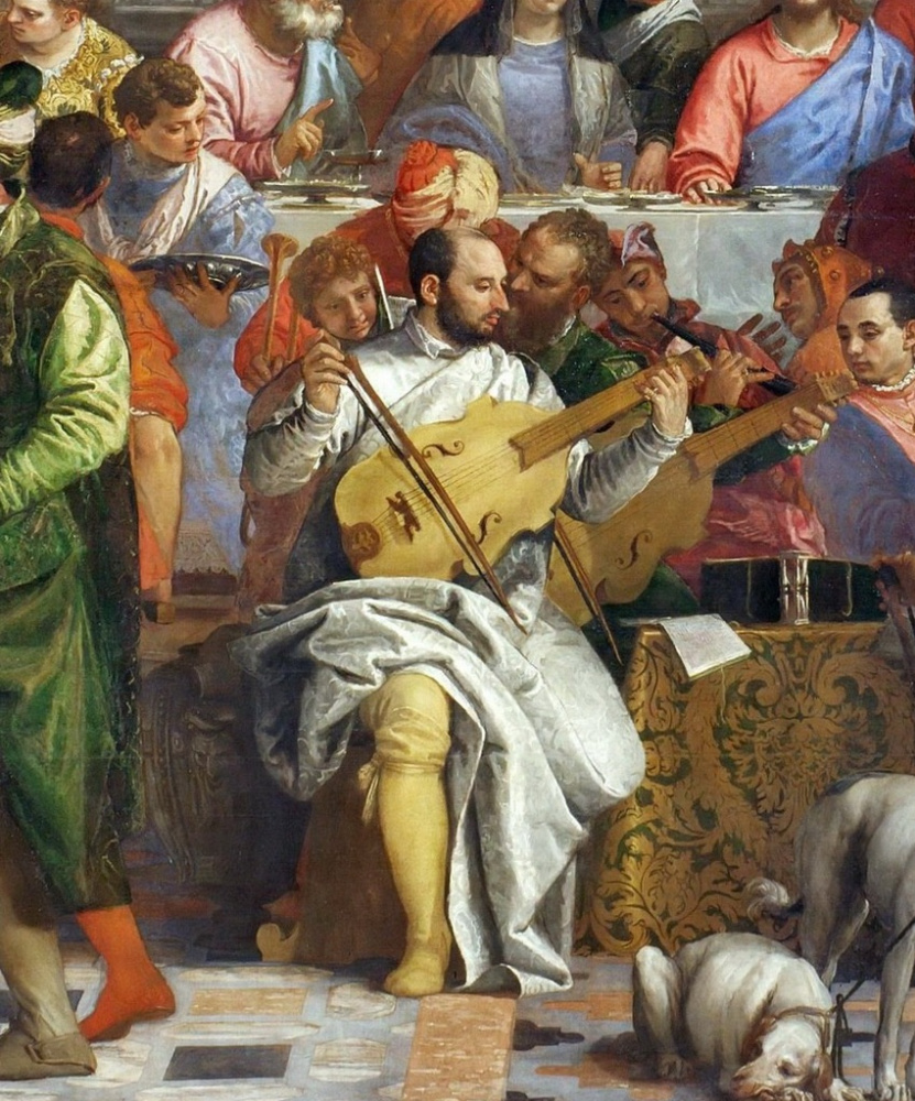 Паоло Веронезе. Свадьба в Кане Галилейской. Фрагмент (Тициан и Тинторетто)