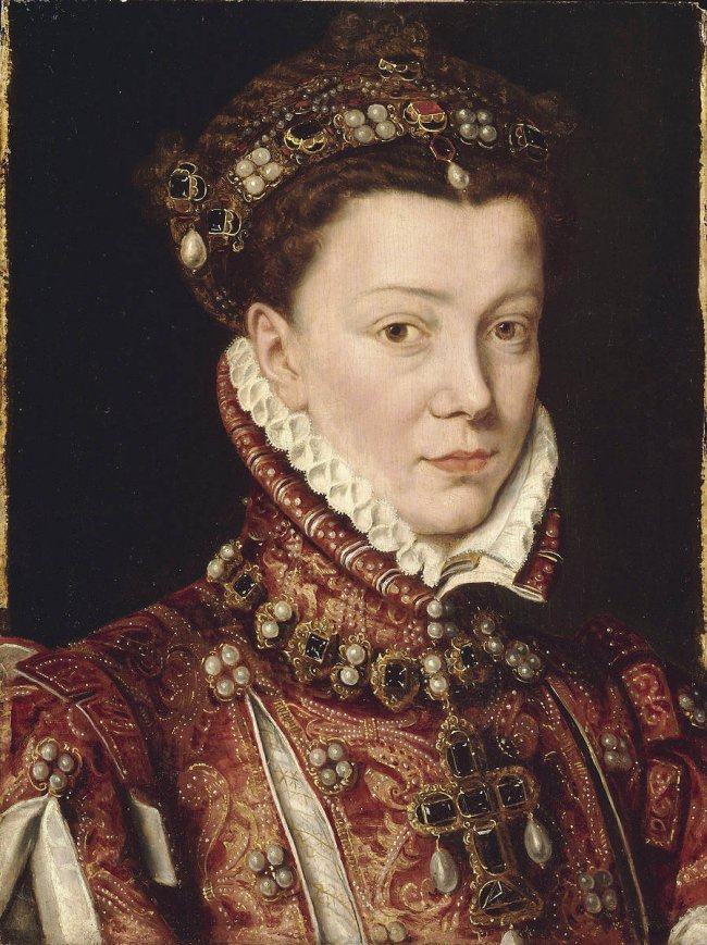 Антонис ван Дасхорст Мор. Елизавета Валуа, королева Испании, жена Филиппа II