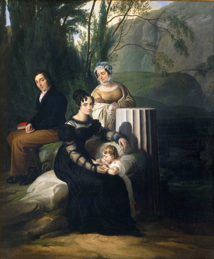 Франческо Айец. Портрет семьи Борри Стампа ди Сонико