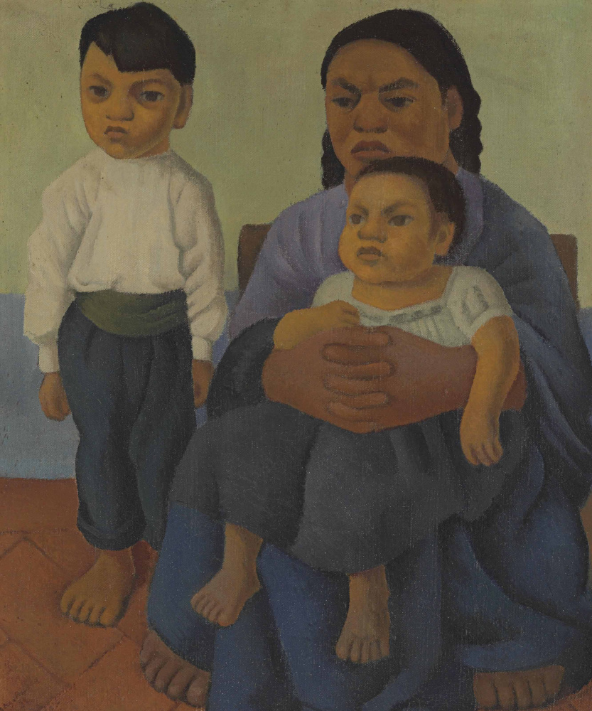 Диего Мария Ривера. Женщина с детьми