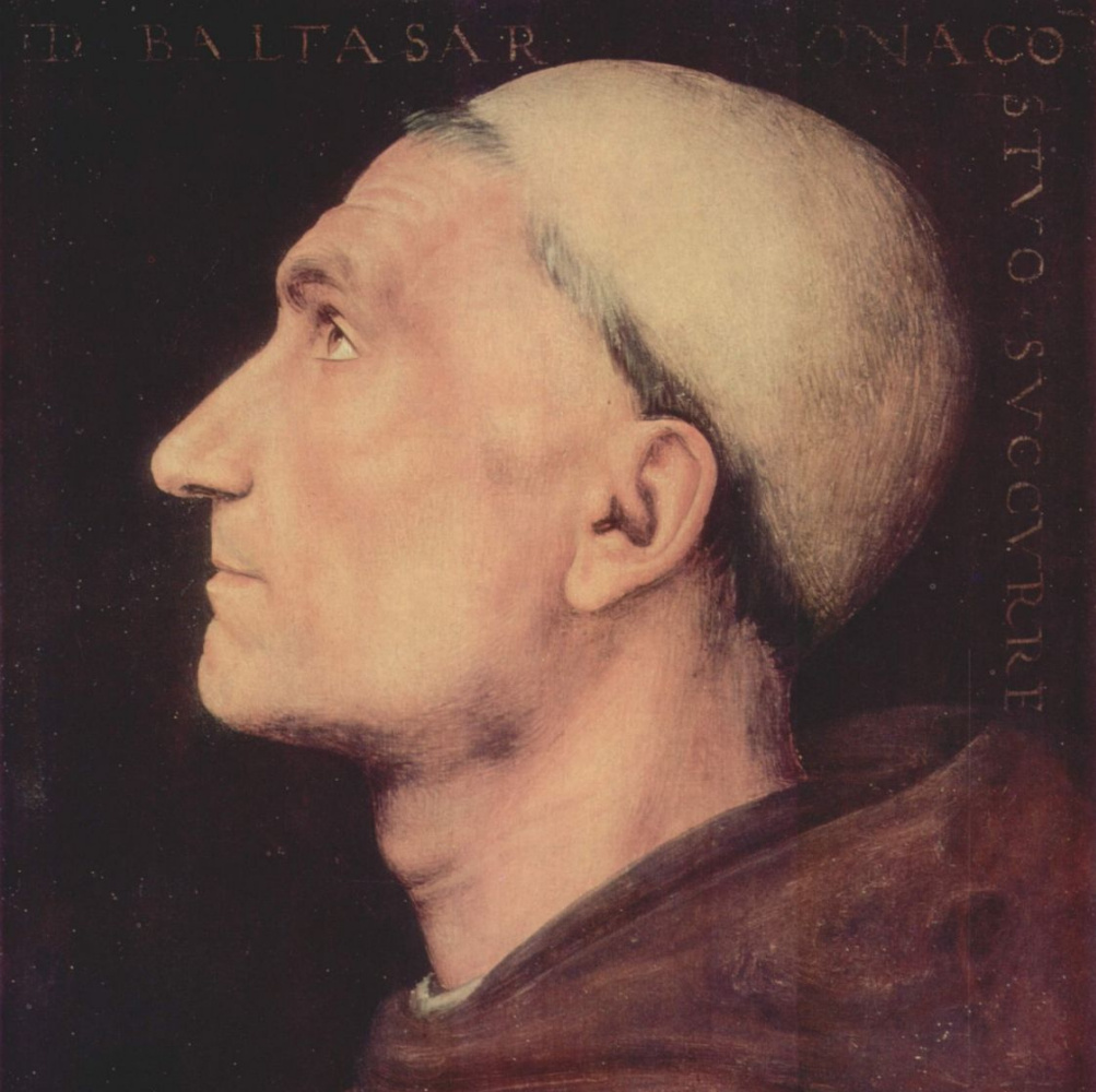 pietro perugino. portrait of don baldassare di antonio di angelo