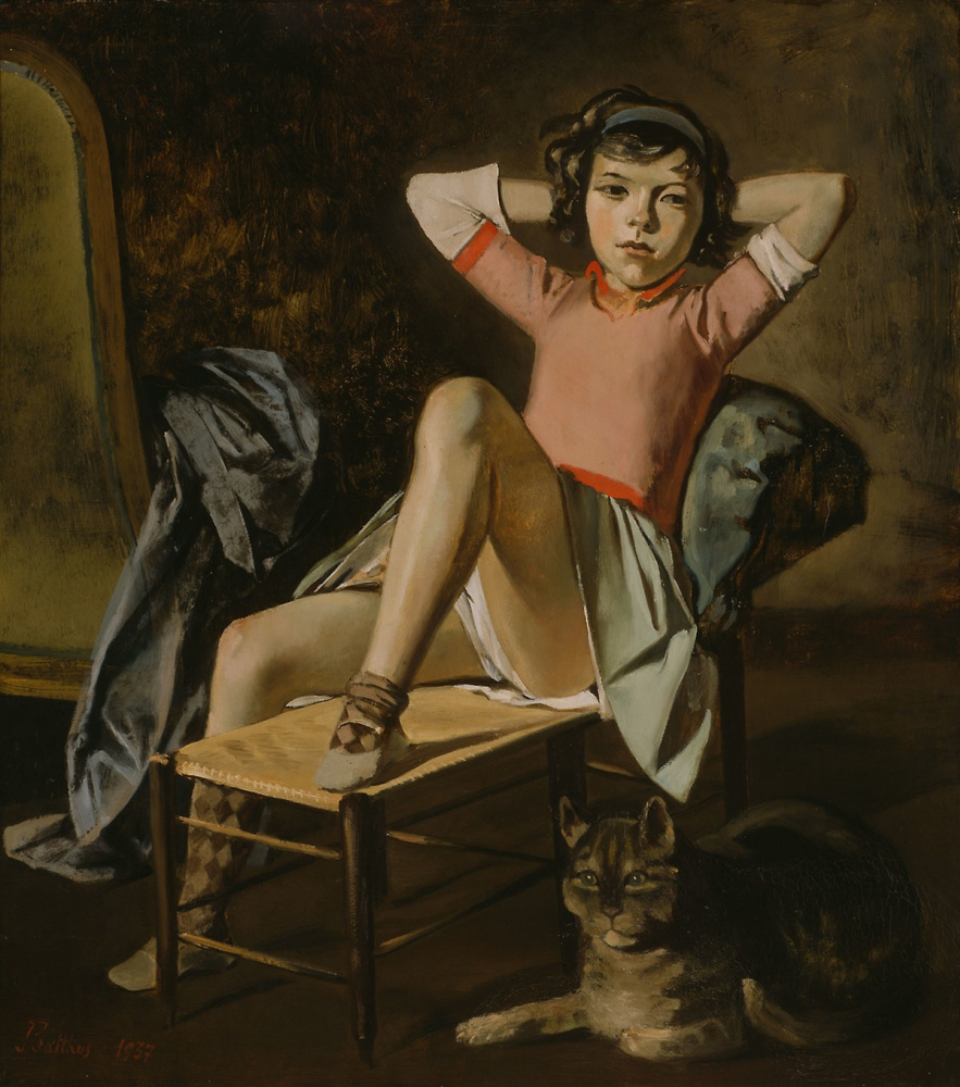 Бальтюс (Бальтазар Клоссовски де Рола). Девочка с котом
