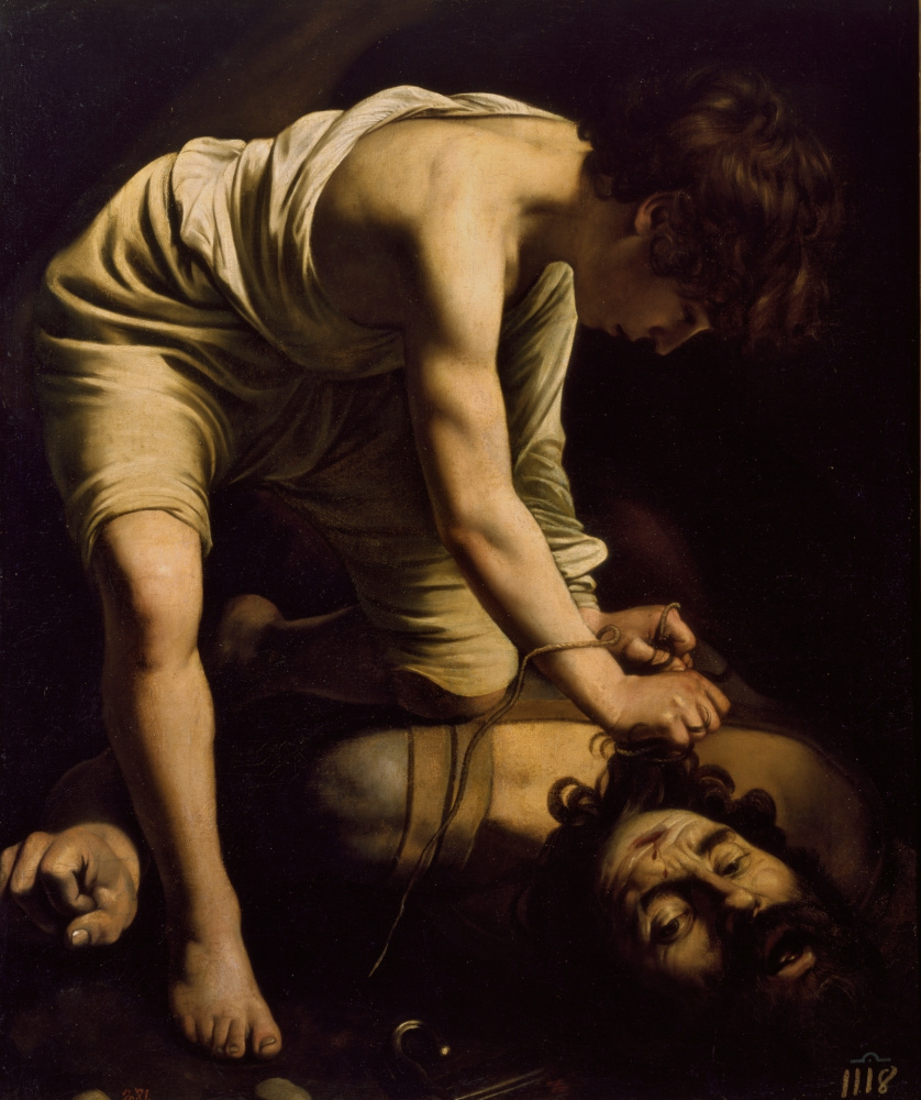 Микеланджело Меризи де Караваджо. Давид с головой Голиафа