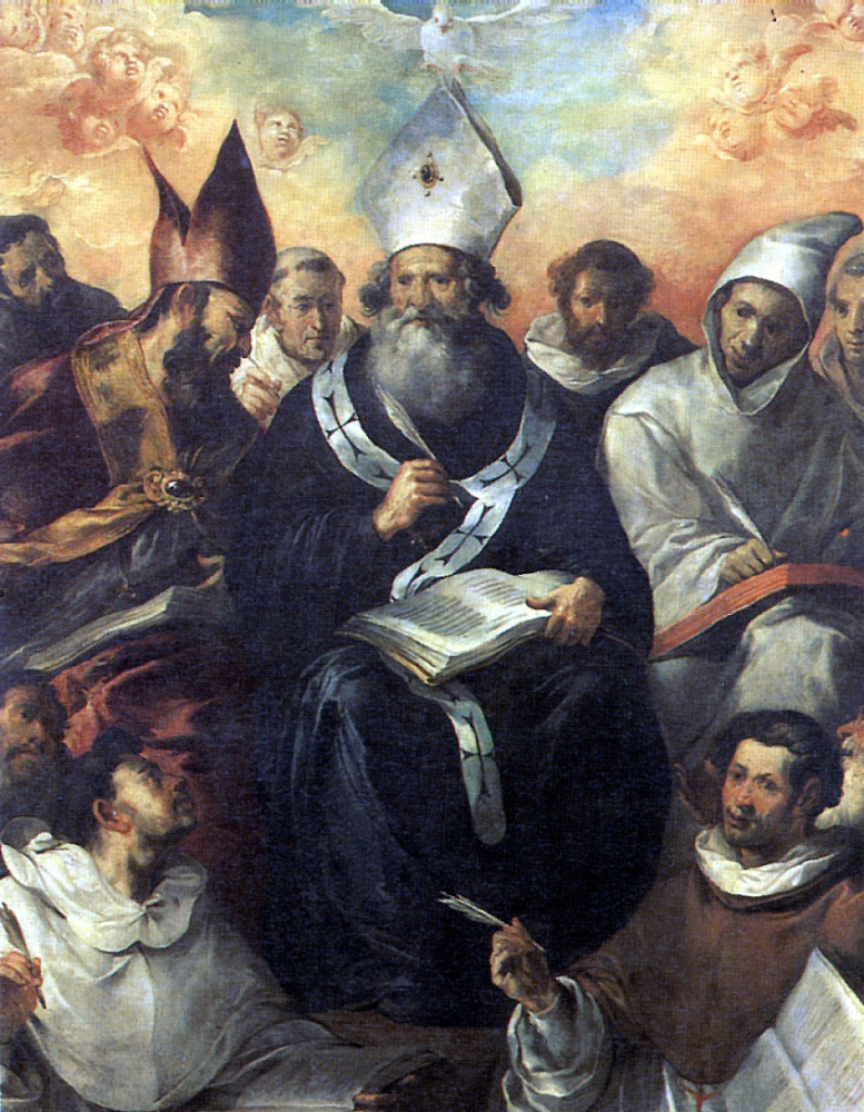 Франсиско де Эррера Старший. Святой Василий Великий, излагающий свое учение