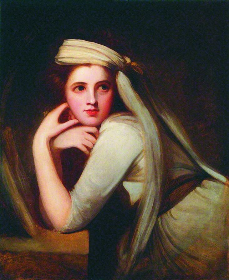 Портрет Эммы Харт (позднее Гамильтон) в образе вакханки