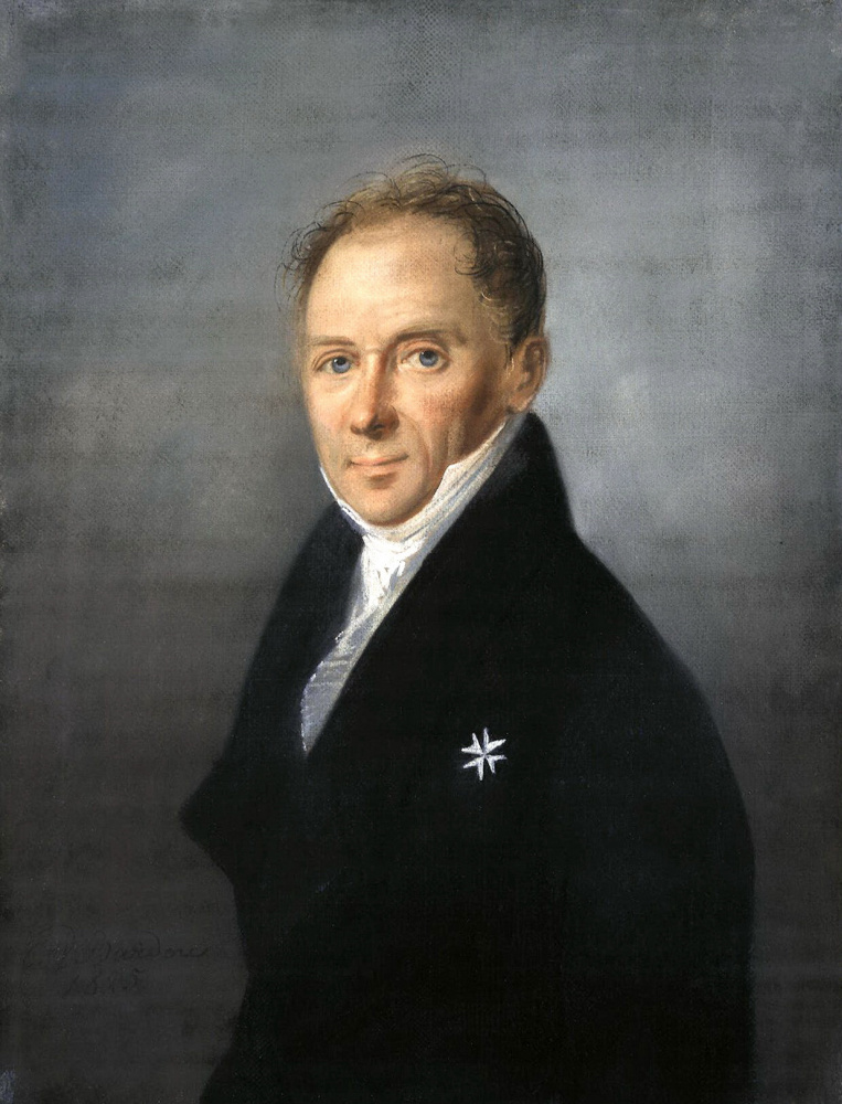 Карл Вильгельм Барду. Мужской портрет