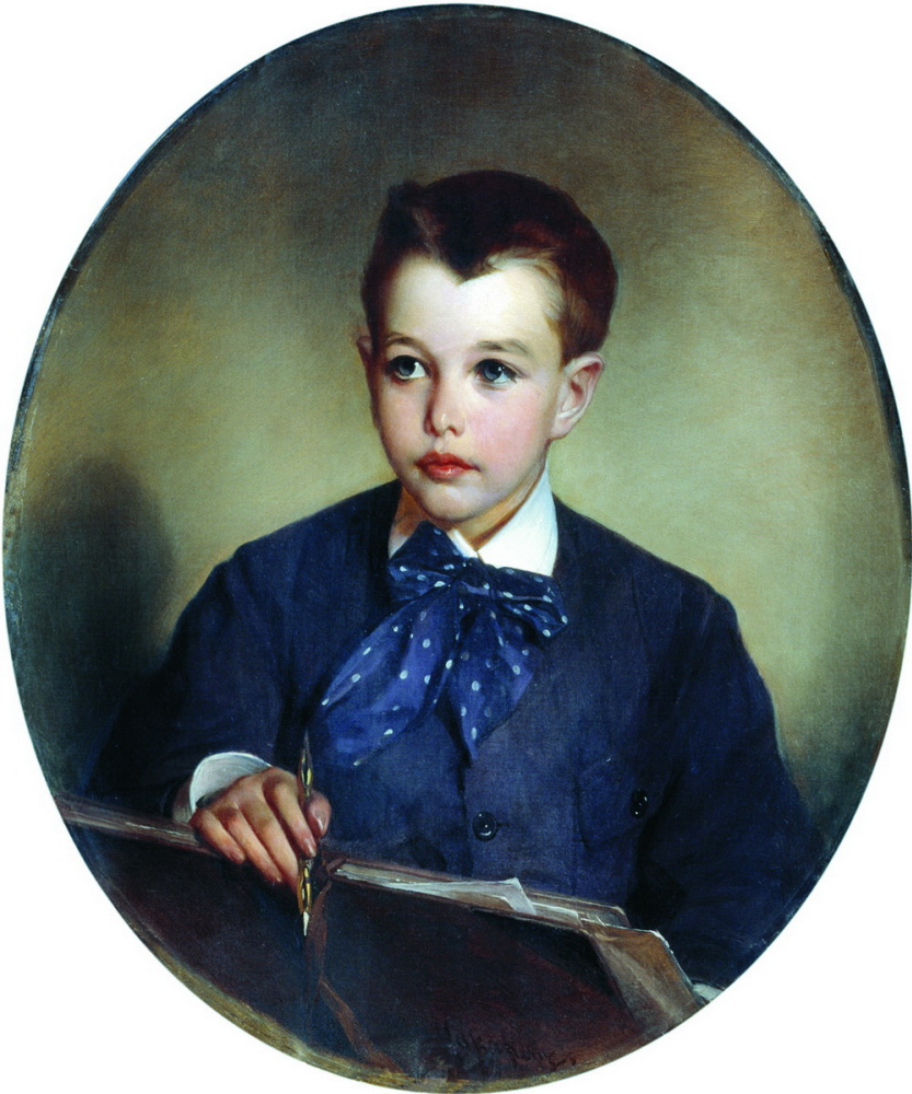 Иван Кузьмич Макаров. Портрет графа Петра Сергеевича Шереметева в детстве. 1880-е