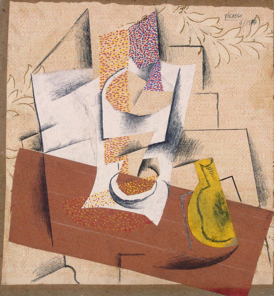 Пабло Пикассо. Композиция с разрезанной грушей