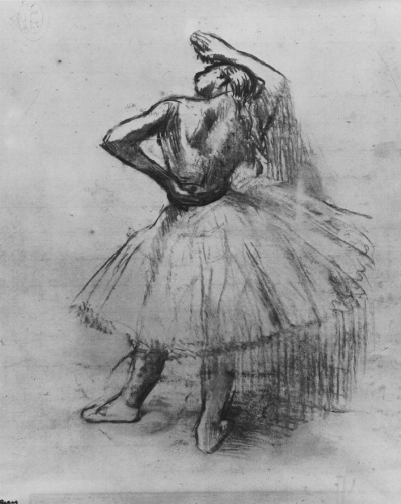 Эдгар Дега. Балерина с поднятой правой рукой