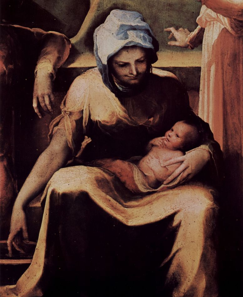 Доменико Беккафуми. Рождение Марии (фрагмент)