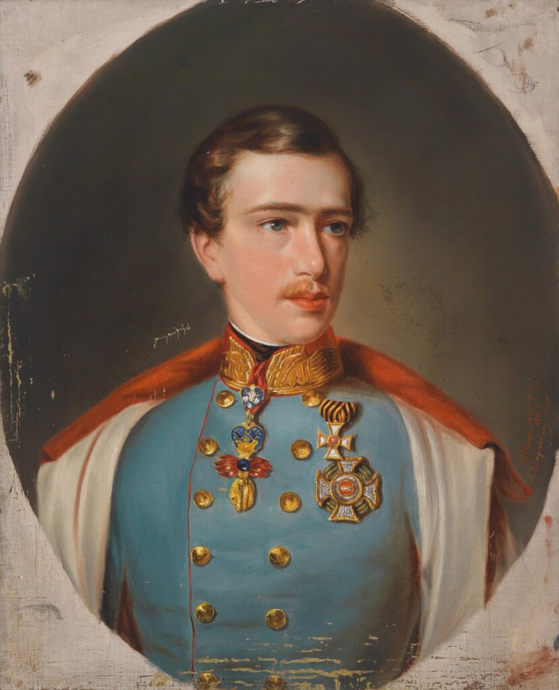 Неизвестный художник. Молодой император Франц Иосиф I в военной форме