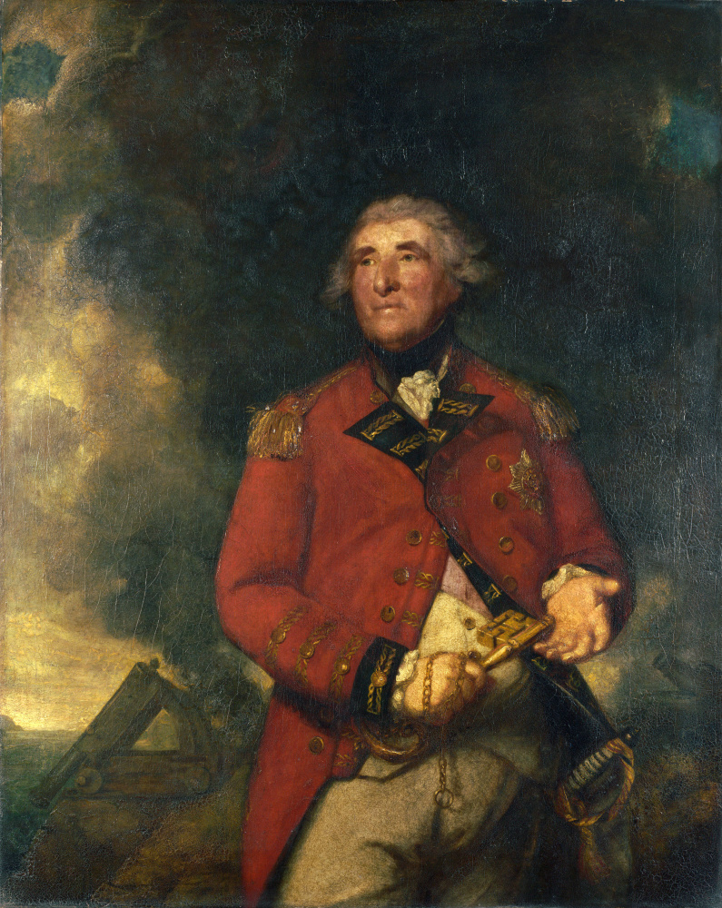Портрет адмирала лорда Хитфилда, губернатора Гибралтара