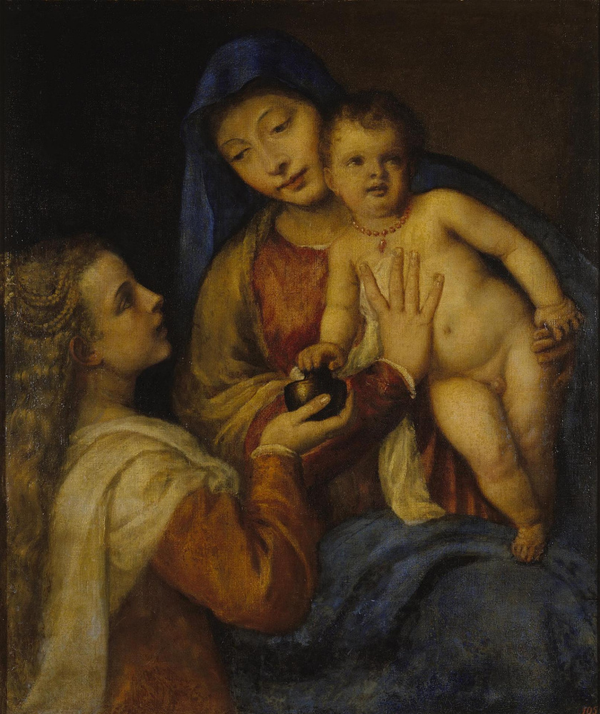Мадонна с младенцем и Марией Магдалиной