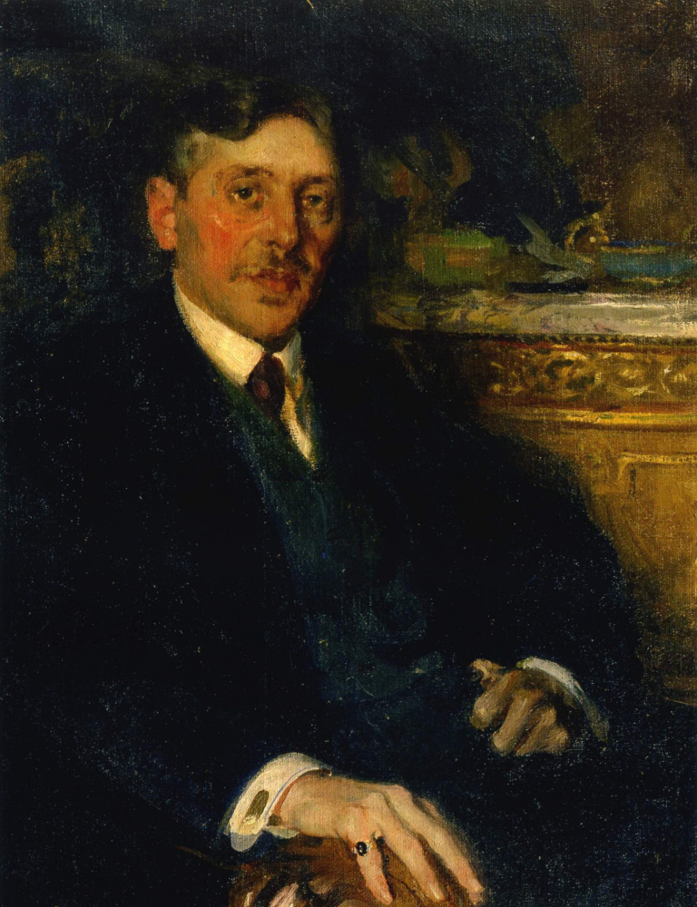 Павел Дмитриевич Шмаров Россия-Франция 1874-1950. Мужской портрет. 1919