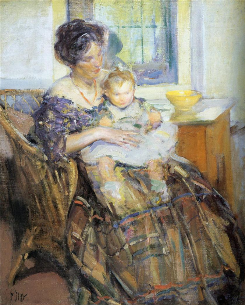 Ричард Эдвард Миллер. Мать и ребенок, 1909