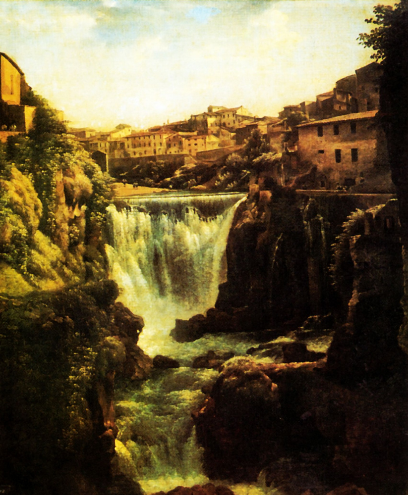 Сильвестр Феодосиевич Щедрин. Водопад в Тиволи близ Рима
