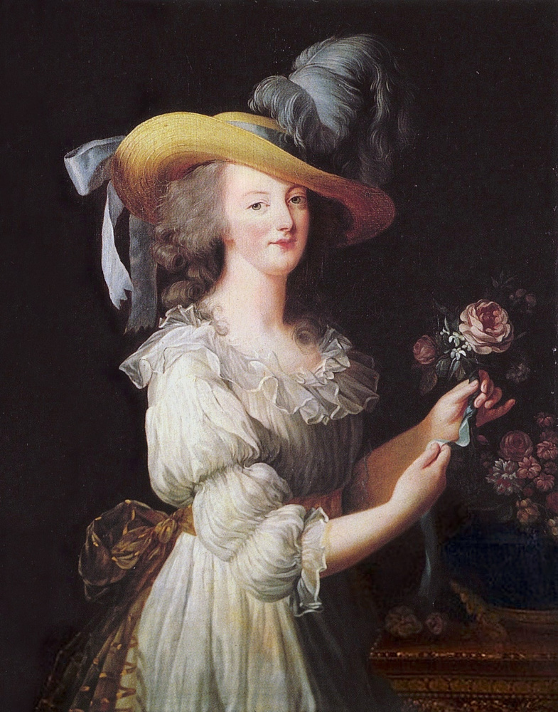 Элизабет Виже-Лебрен. Королева Мария-Антуанетта в муслиновом платье