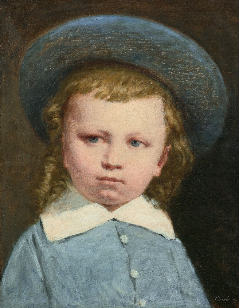 Луи-Александр Дюбург. Мальчик в синей шляпе