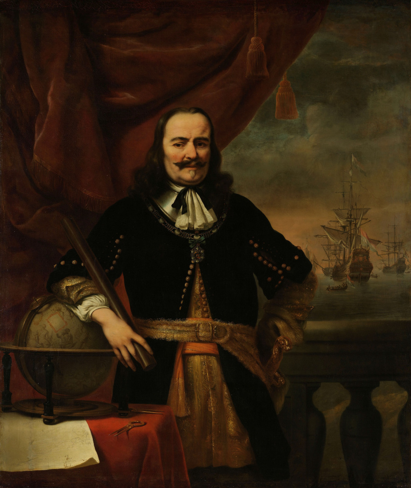 Фердинанд Балтасарс Боль. Портрет лейтенанта-адмирала Михаэля де Рюйтера