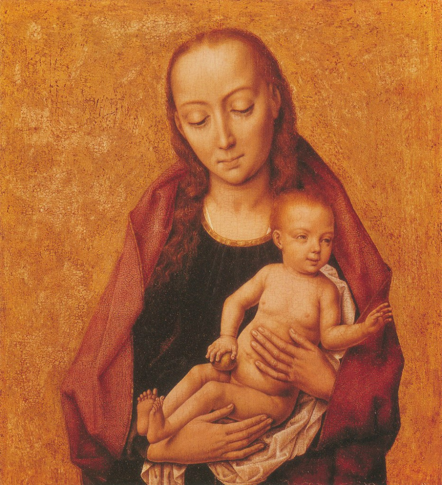 Дирк Баутс. Мадонна с младенцем. ок.1455-1460