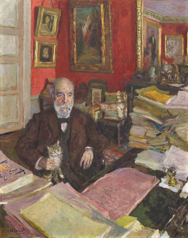 Теодор Дюре в своем кабинете