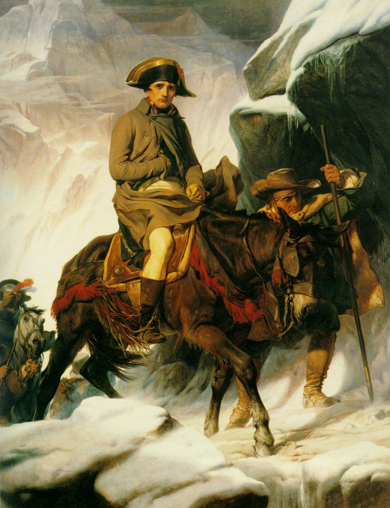 Поль Деларош. Наполеон проходит через Альпы