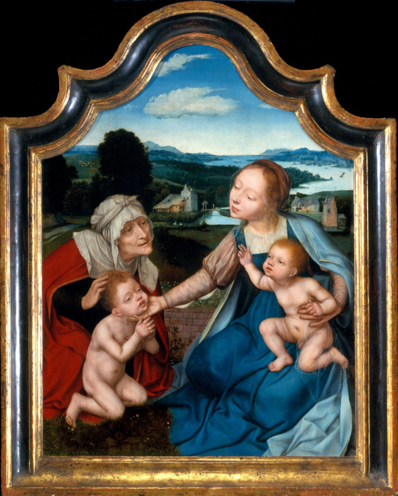 Дева Мария и Христос со Святой Елизаветой и Джоном Баптистом
