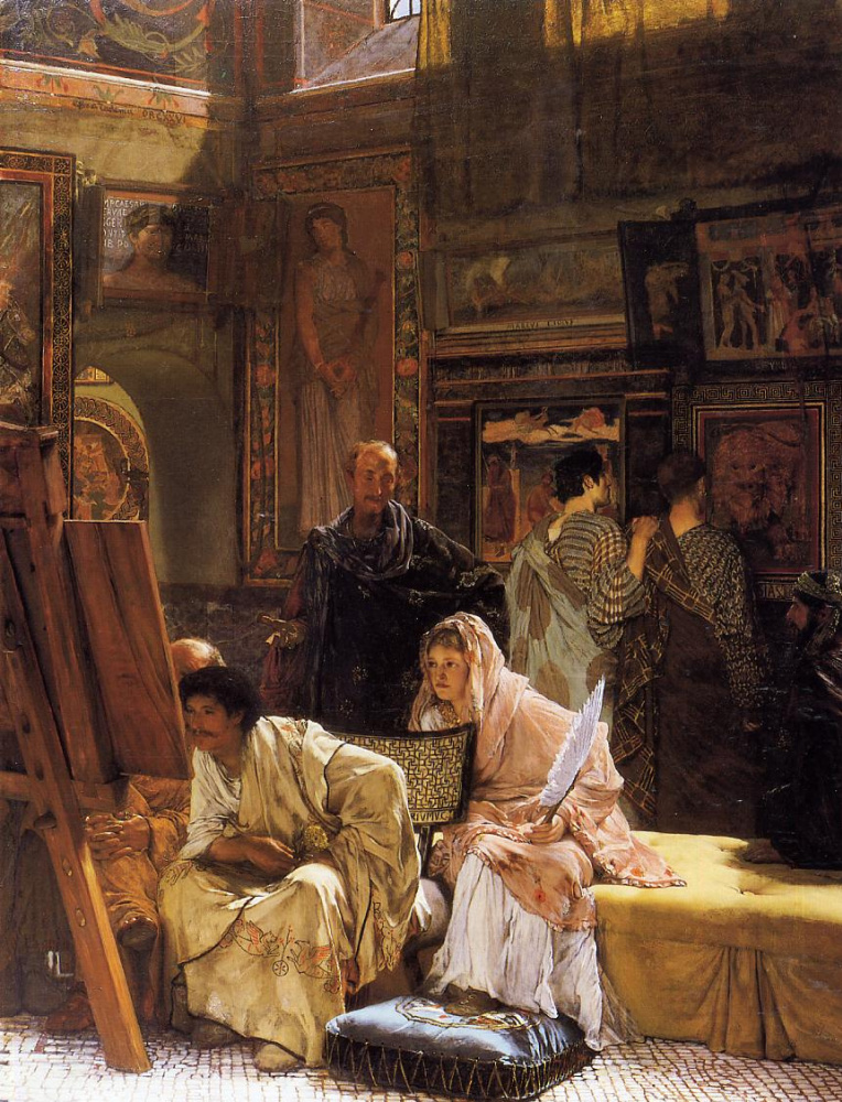 Лоуренс Альма-Тадема. Картинная галерея в Риме