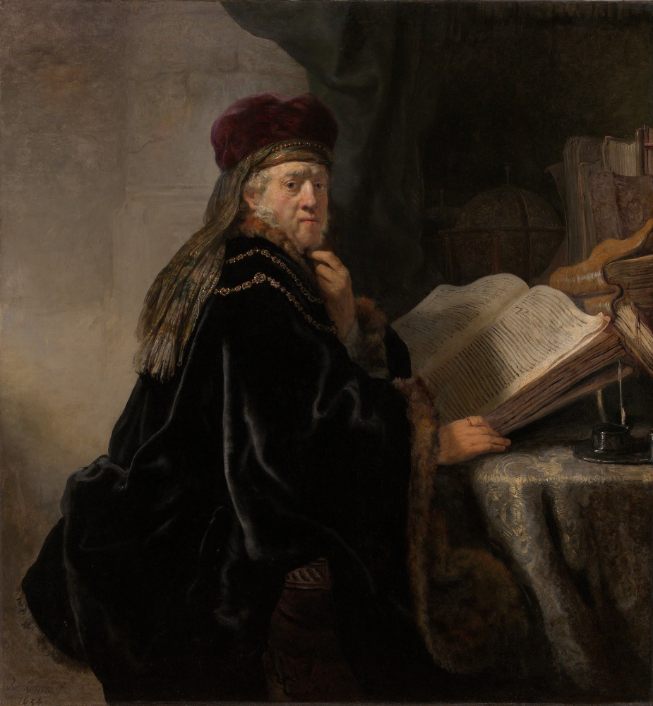 Рембрандт Харменс ван Рейн. Учёный за столом