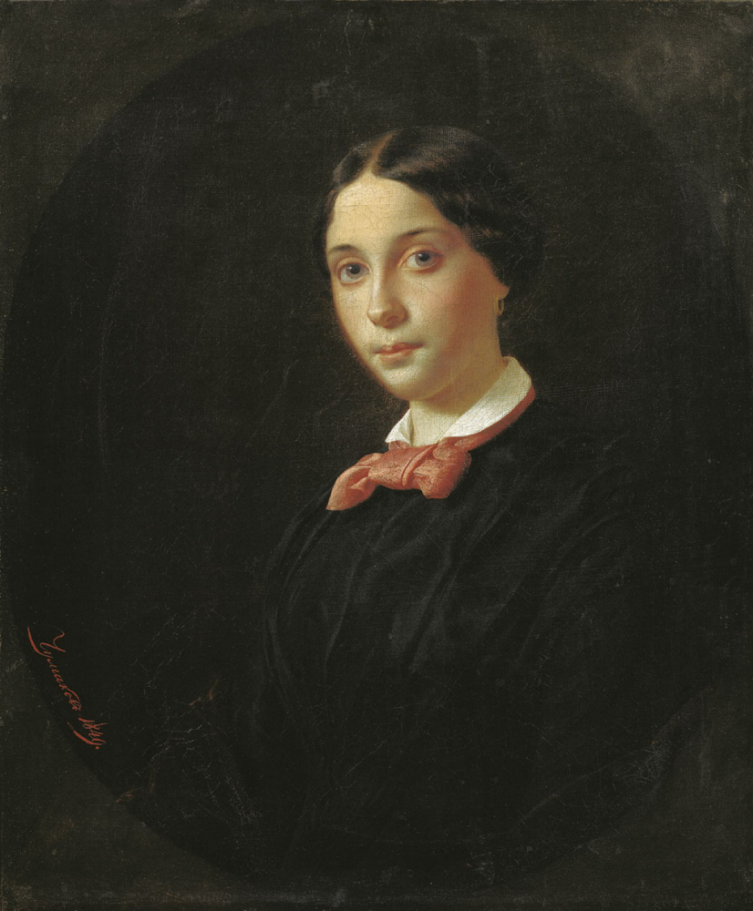Федор Петрович Чумаков. Портрет Мазарской.1849