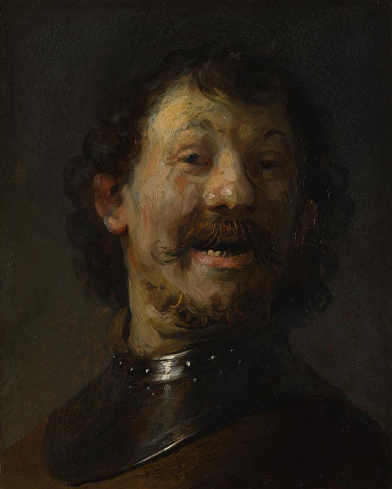 Рембрандт Харменс ван Рейн. Смеющийся мужчина